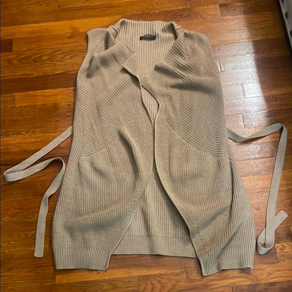 Beige Women's Sweater Vest